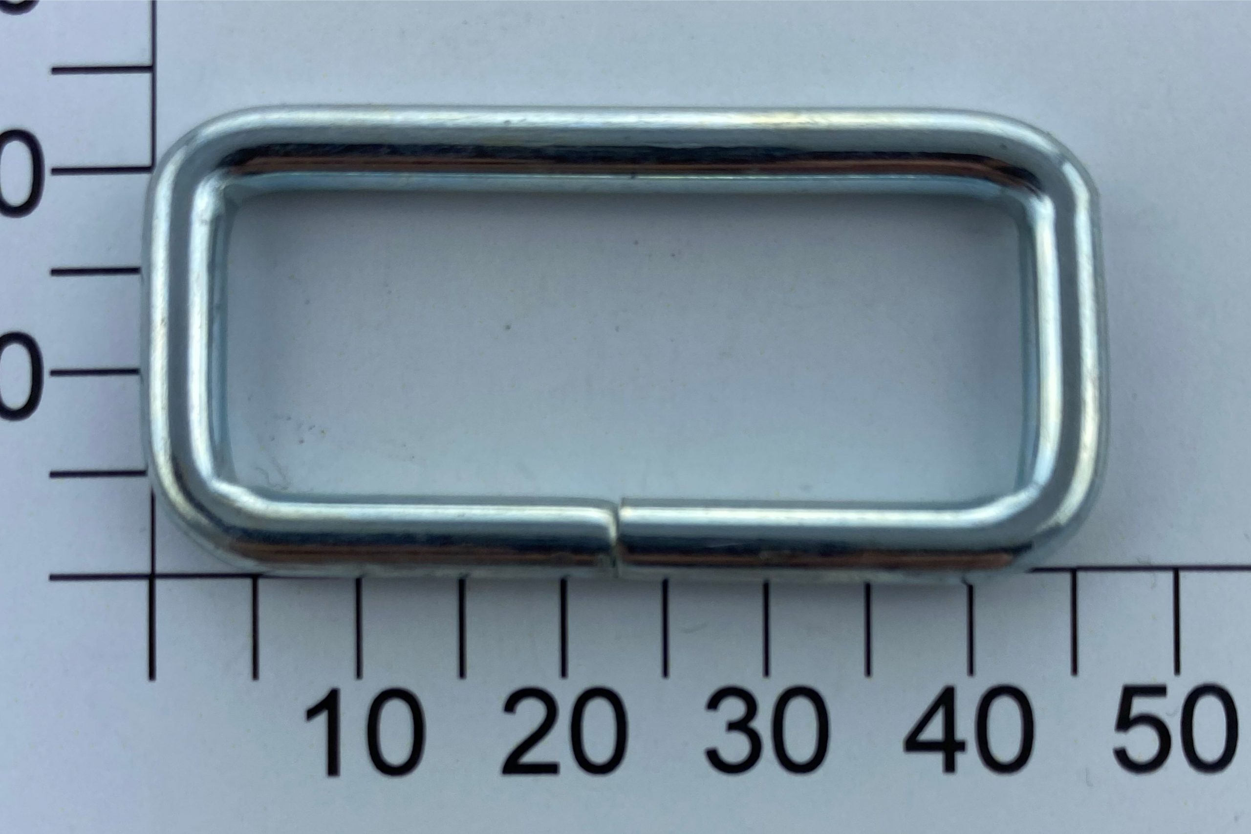 Rectangular Loop Metal D-Rings